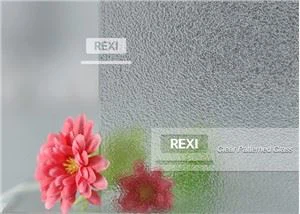 กระจกลวดลาย Nashiji ขนาด 4 มม. 5 มม. 6 มม.